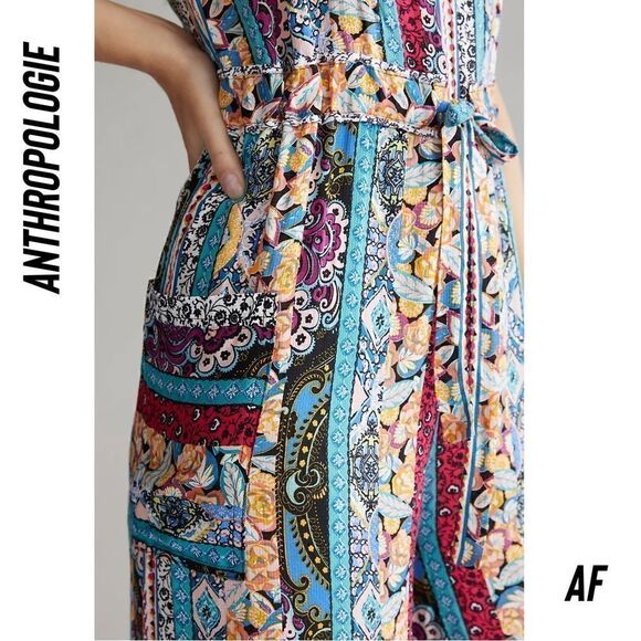 ANTHROPOLOGIE CALAIS JUMPSUIT NEW MEDIUM - Picture 5 of 13